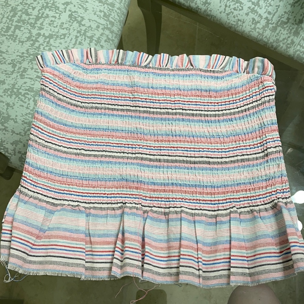 Cotton Candy LA strapless top